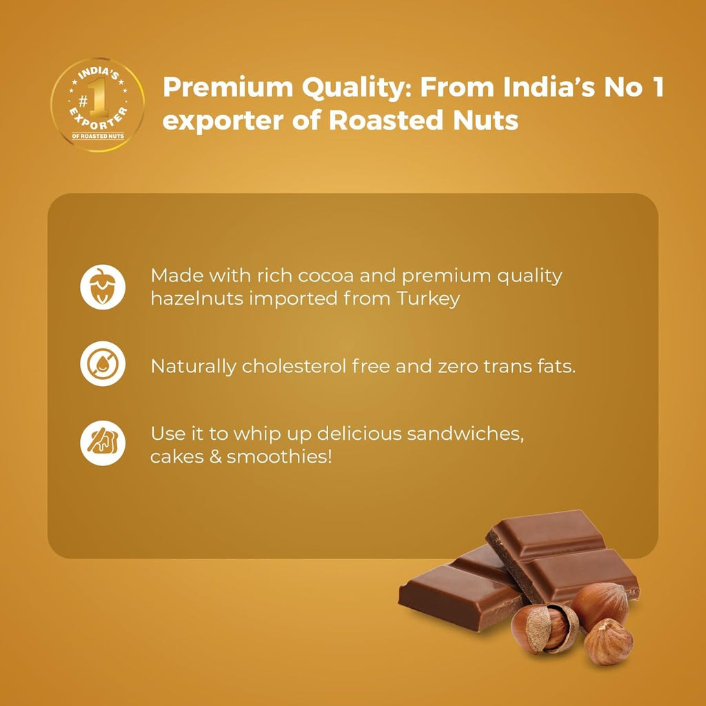 Pureheart Nut Spread Combo of Choco Hazelnut (1 kg) and Choco Mixed Nut (1 kg) Delicious and Creamy Snack, Nutty Chocolate Spread for Breakfast