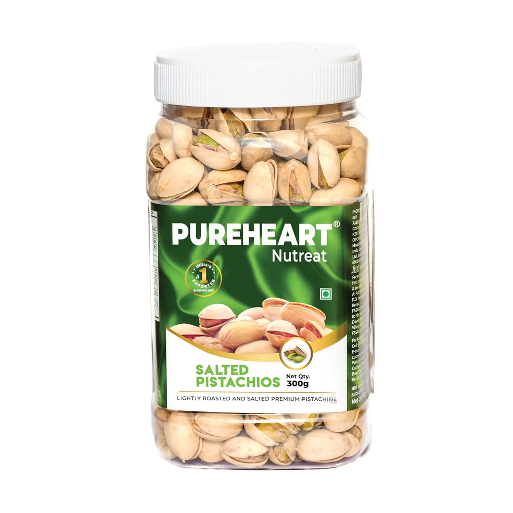 Pureheart Nutreat Salted Pistachios  Natural Premium Lightly Roasted Dry Fruit - Delicious & Crunchy Pista