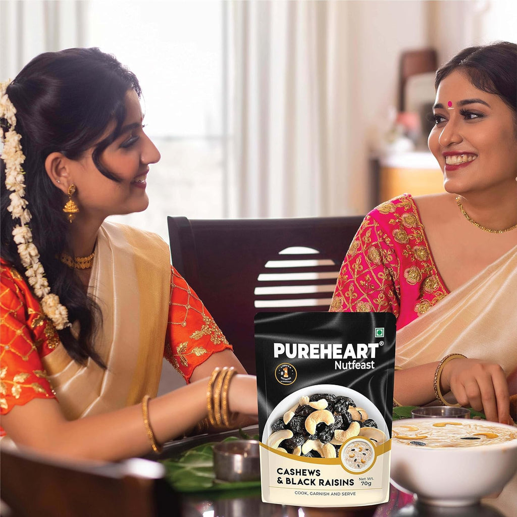 Pureheart Nutfeast Premium Black Raisins & Natural Cashews