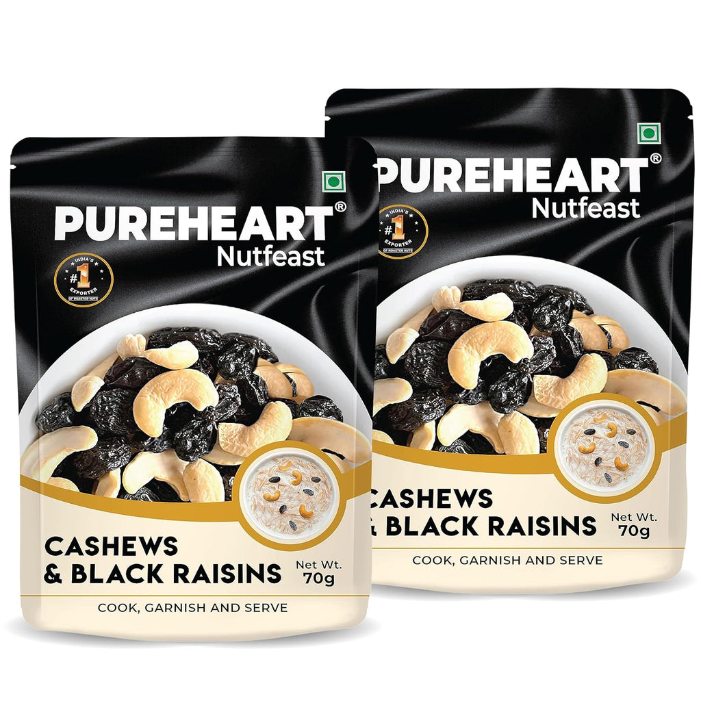 Pureheart Nutfeast Premium Black Raisins & Natural Cashews