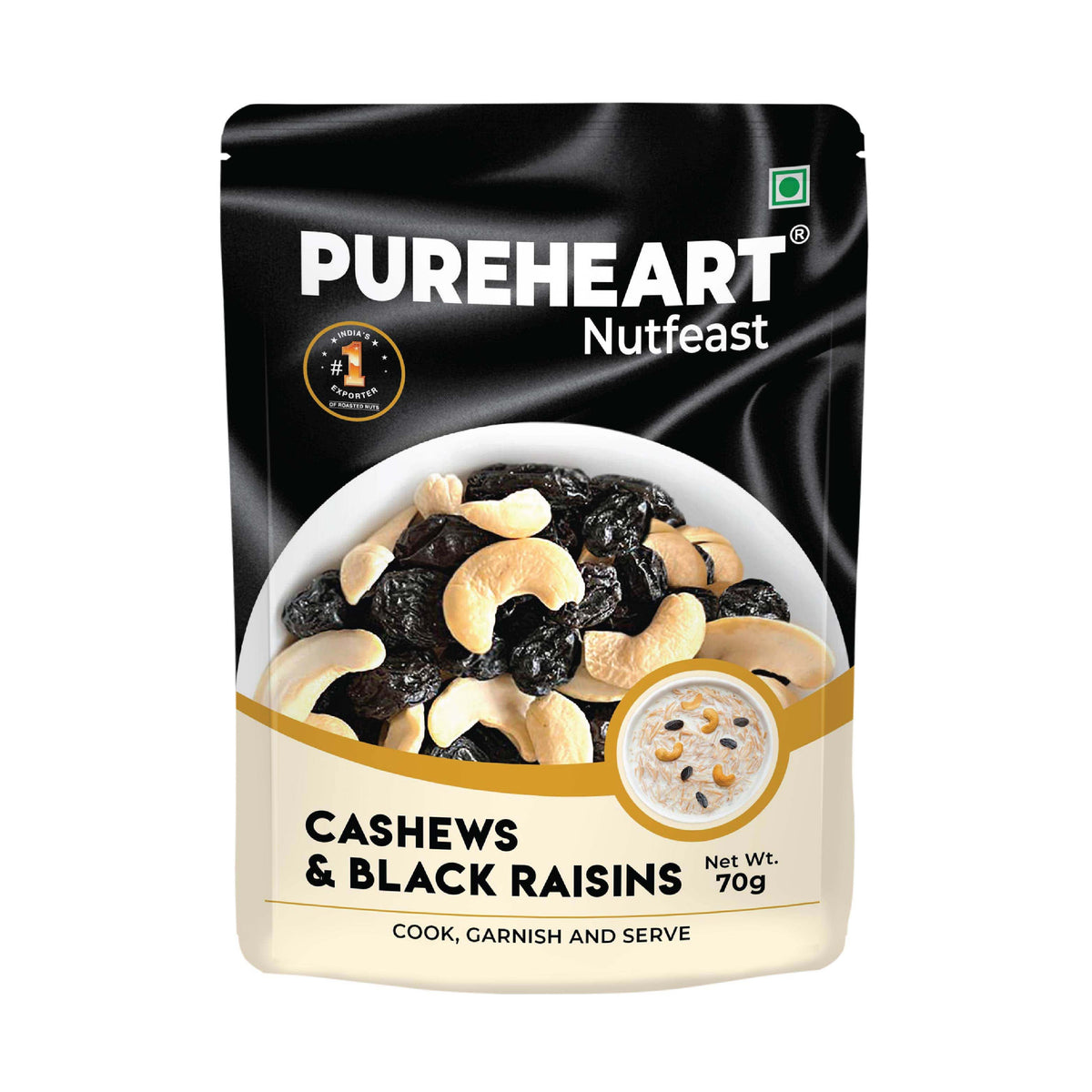 Pureheart Nutfeast Premium Black Raisins & Natural Cashews