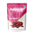 Pureheart Dried Cranberries  | Naturally Sweet & Tangy Cranberry Dry Fruit | Healthy Snack, Antioxidant Rich, High Fiber Superfood | Cranberry for Salad, Baking & Trail Mix
