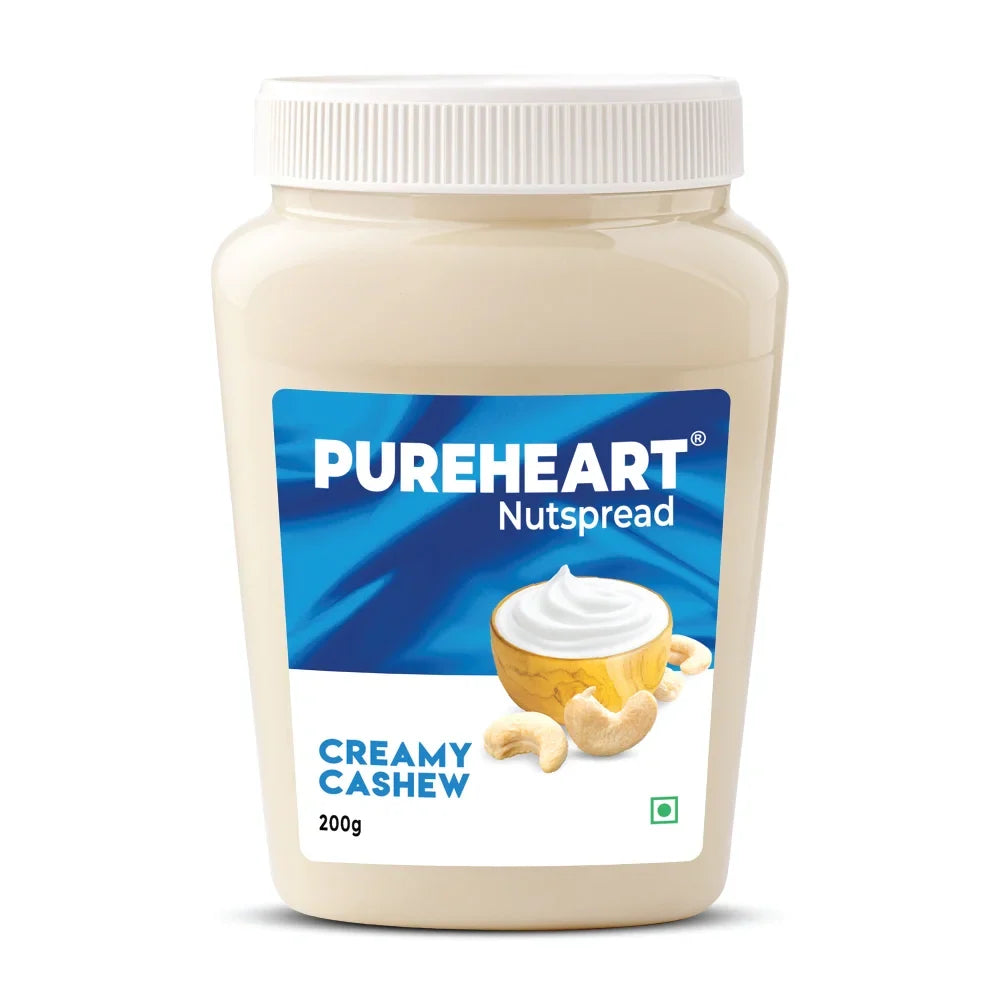 Pureheart Nut Spread Creamy Cashew , Nutty Spread for Breakfast, Delicious, Smooth & Creamy Snack